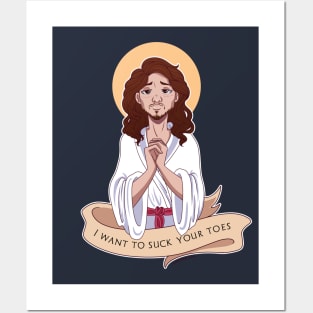 Toe Sucking Jesus Posters and Art